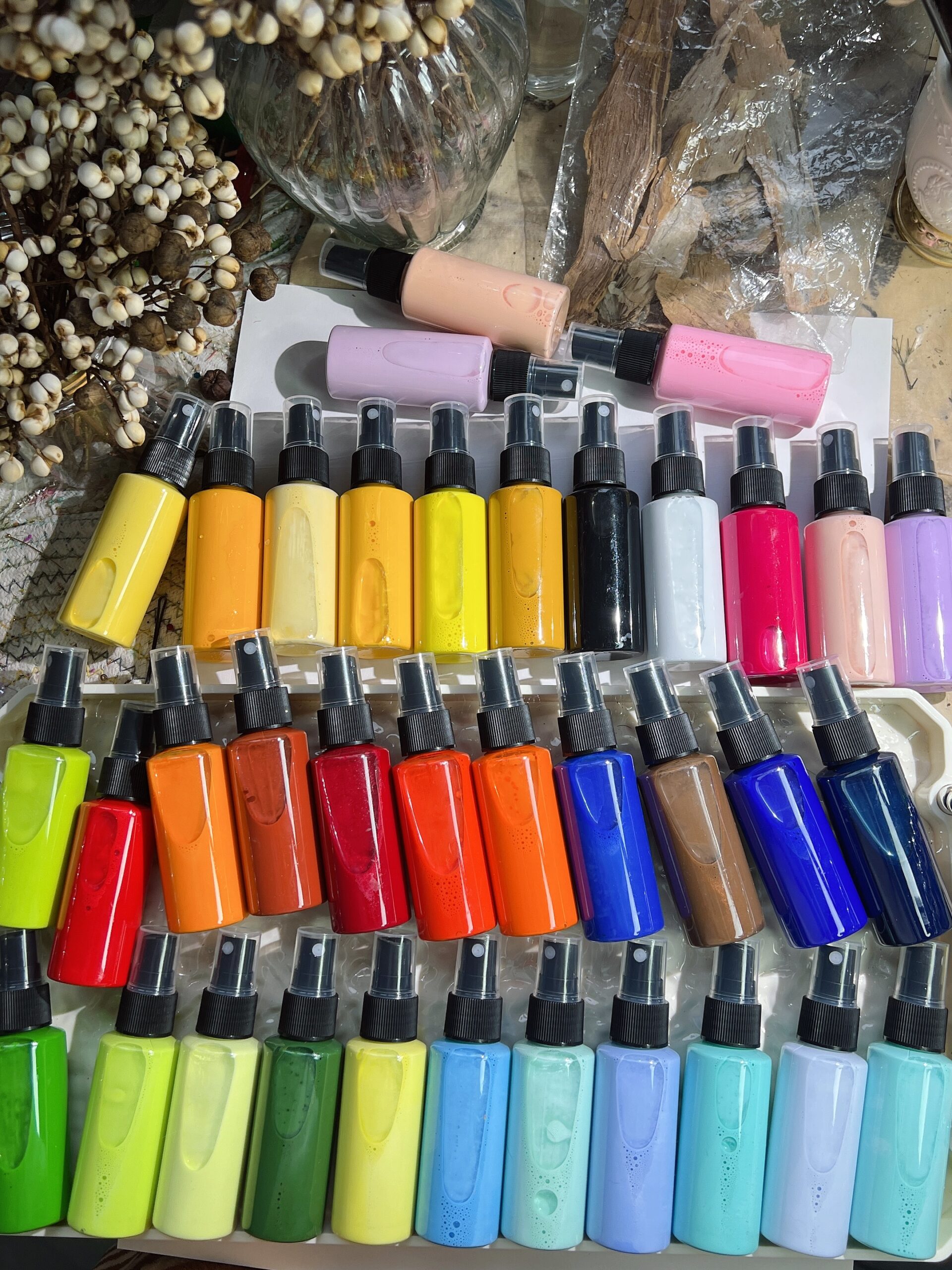 Paint spray set of 20 bottles (50ml each)